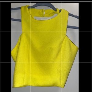 Vibrant Yellow Going Out/Party Top